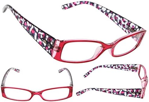 Eyekepper 5 Pár Virágos Minta Design Olvasó Szemüveg Női Olvasó Inlcude Olvasó Napszemüveg +0.75 Olvasó Szemüveg