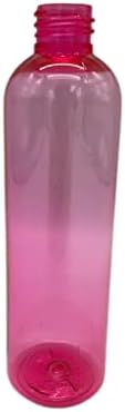 4 oz Rózsaszín Cosmo Műanyag Palackok -12 Pack Üres Üveget Újratölthető - BPA Mentes - illóolaj - Aromaterápia | Fehér Nyomja
