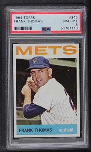 1964 Topps 345 Frank Thomas New York Mets (Baseball Kártya) PSA a PSA 8.00 Mets