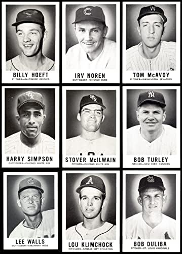 1960 Levél Baseball Sorozat Két Majdnem Teljes Készlet - Premier (Baseball Szett) EX/MT+