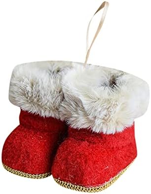 Gally Garland Díszítő Vörös Szövet Karácsonyi Csizma Dekoráció Kreatív Kis Karácsonyi Medálok karácsonyfa Medálok Alkalmasak