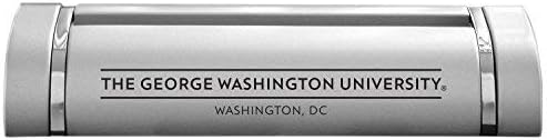 LXG, Inc. A George Washington Egyetem-Desk Névjegykártya Tartó -Ezüst