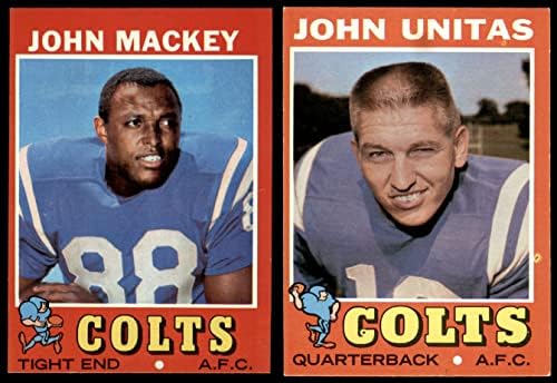 1971 Topps Baltimore Colts Csapat készen áll Baltimore Colts (Set) EX+ Colts