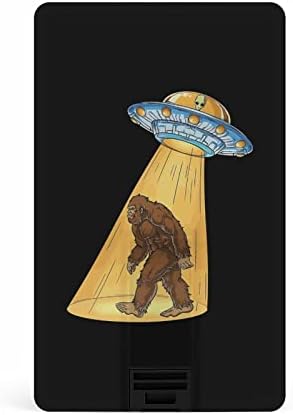 Bigfoot UFO Elrablása USB Memory Stick Üzleti Flash-Meghajtók Kártya, Hitelkártya, bankkártya Alakú