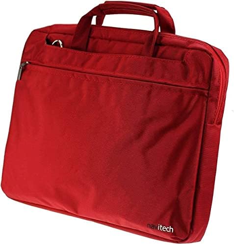 Navitech Piros Karcsú Vízálló utazótáska - Kompatibilis Acer Aspire 5 A515-57 15.6 Hüvelykes Laptop
