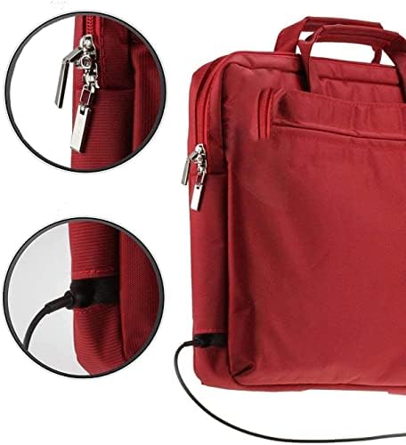 Navitech Piros Karcsú Vízálló utazótáska - Kompatibilis ASUS Vivobook 15 (M1502) 15.6 Laptop