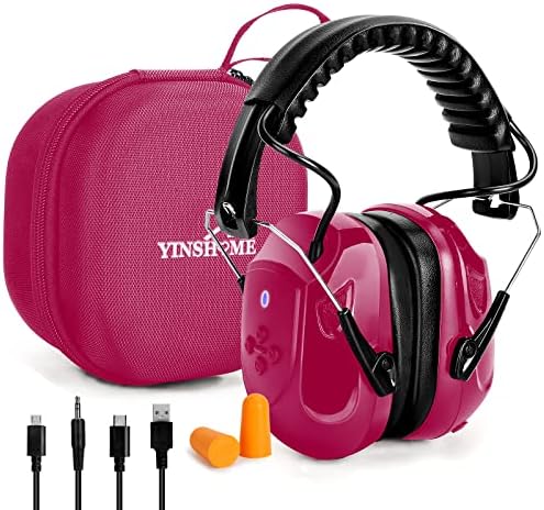 YINSHOME Bluetooth Elektronikus Felvételi Fül Védelme Fülvédő,a zajcsökkentés Hangerősítő hallásvédő