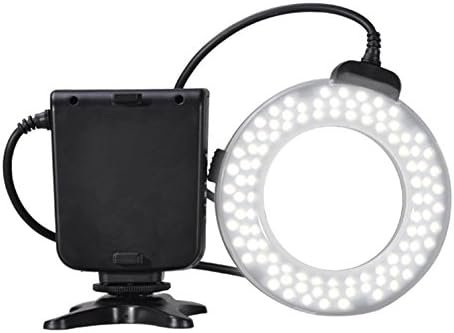 Kettős Makró LED Gyűrű Lámpa/Vaku Kompatibilis Nikon D Sorozatú Kamerák (beleértve a Szükséges Adapterek/Gyűrűk, Szerelés)