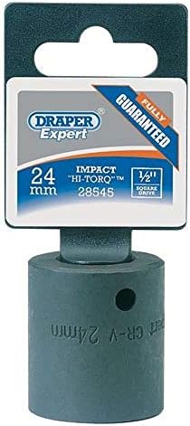 Draper 28545 Szakértő Hatása Dugókulcs, 1/2 Square Drive, 24mm