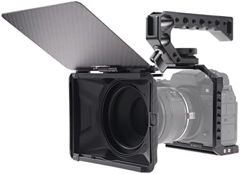 Fotga Ötvözött Alumínium Kamera Ketrec Konzol Stabilizátor + DP500IIIS Mini Matte Box Beállítás a Fujifilm X-H2 X-H2S DSLR