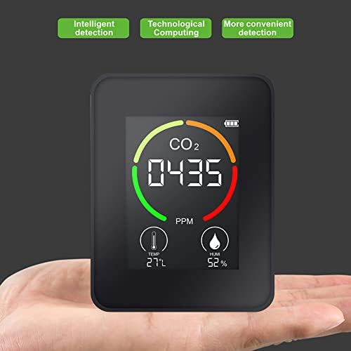 GoolRC 3 az 1-ben CO2-Hőmérséklet-Páratartalom-Ellenőrző Készülék Otthoni Digitális Háztartási levegőminőség Érzékelő Háztartási