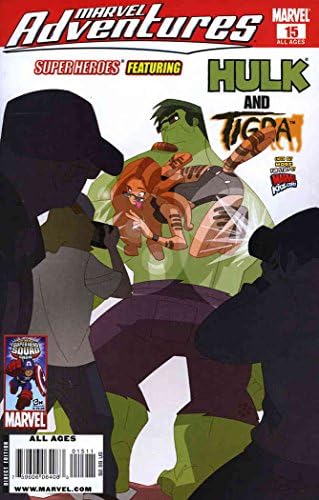 Marvel Adventures Szuper Hősök 15 VF/NM ; Marvel képregény | Minden Korosztály számára Hulk Tigra