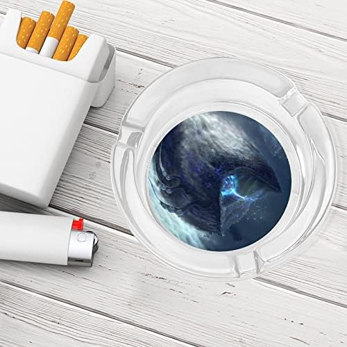 A Légköri Vadállatok Cigaretta Üveg Hamutartó Kerek Dohányzás Jogosultja Ash Tálcát Home Hotel Asztali Dekoráció