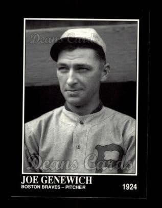1992 Conlon 573 Joe Genewich Boston Braves (Baseball Kártya) NM/MT Bátrabbak