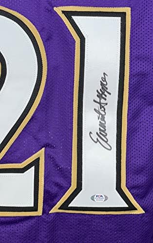 Komolyan Byner dedikált, aláírt mez NFL Baltimore Ravens PSA ITP-COA