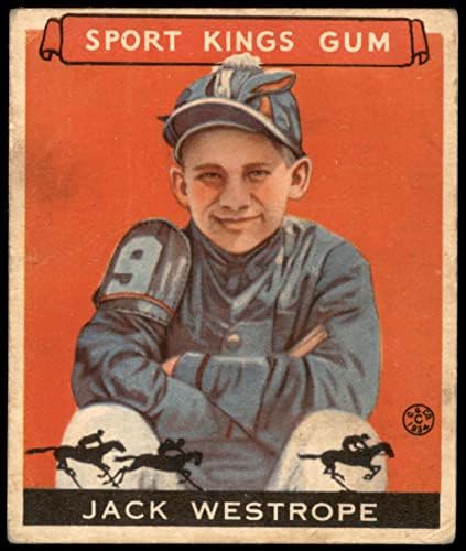 1933 Goudey Sport Királyok 39 Jack Westrope (Baseball Kártya) GD+