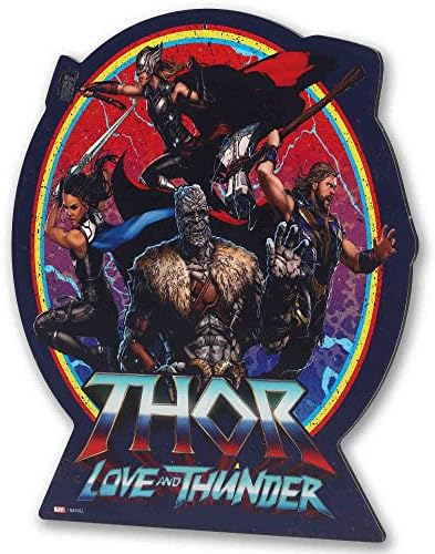 Open Road Márka Marvel Thor: a Szeretet, s a Mennydörgés Fém Tábla - Retro Thor Film a Wall Art a Hálószoba, Barlang, vagy