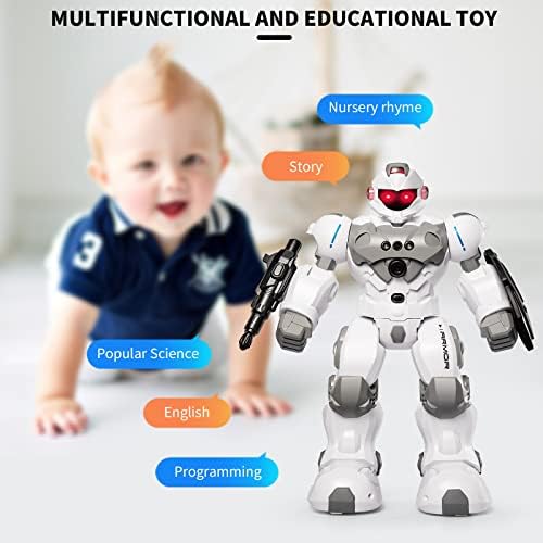 SNAEN Újratölthető Távirányító Robot Játékok Gyerekeknek, Nagy Okos Robot a Gesztus pedig 2,4 G Ellenőrzött, Interaktív Intelligens
