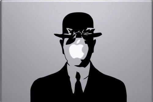 Laptop Vinyl Matrica, René Magritte, hogy az Ember Fia Matrica MacBook Matrica Művészeti Apple