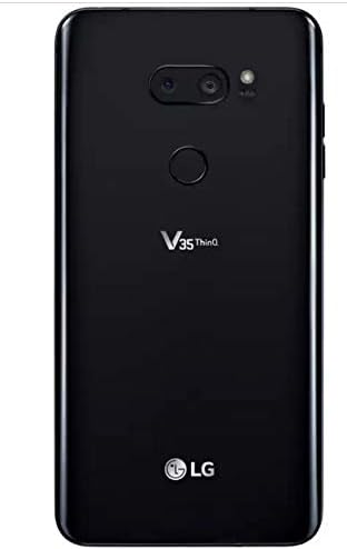 LG V35 Dolognál 64 gb-os AT&T GSM-Nyitva - Aurora Black (Felújított)