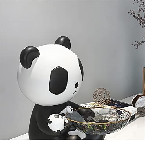 WSSBK Kreatív Gyanta Panda Tároló Díszek Kézműves Bútorok Tálca Modern lakberendezési Tároló Szervezet (Szín : Egy Méret