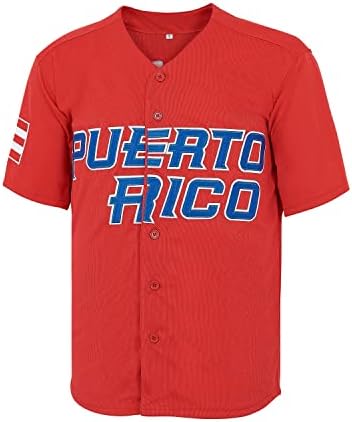 9 Baez Puerto Rico-Játék, Klasszikus Férfi Baseball Jersey Varrott S-XXXL