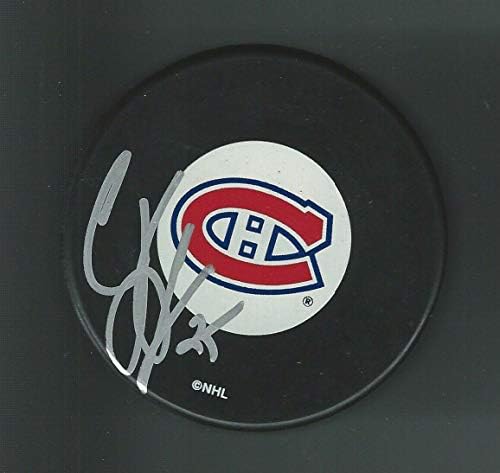 Chad Kilger Aláírt Montreal Canadiens Puck - Dedikált NHL Korong