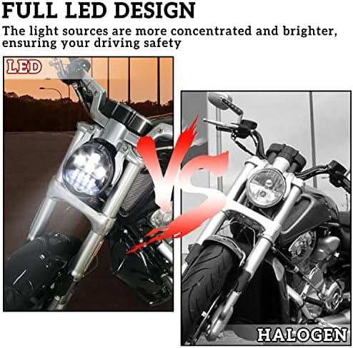 VEISUTOR LED Fényszóró Harley V-Rod, Teljes LED Vetítési Fej Fény Első Lámpa, Magas, Alacsony Gerendán a Harley V-Rod VRod