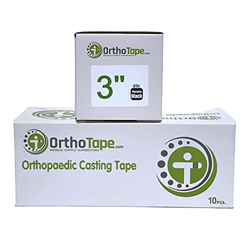 OrthoTape Prémium Üvegszálas Gipsz Szalag 3 INCH Doboz (10 Tekercs) (CAMO Kék)