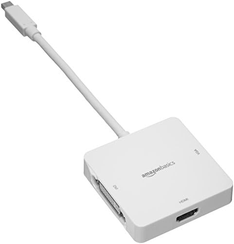 Alapokat Mini DisplayPort (Thunderbolt 2) HDMI-DVI - VGA Adapter, Fehér