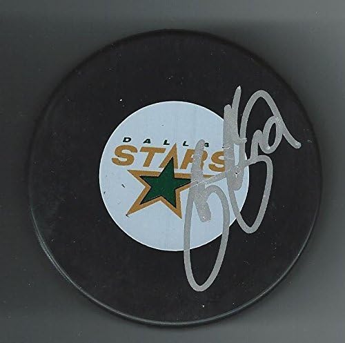 Brian Sutherby Aláírt Dallas Stars Puck - Dedikált NHL Korong