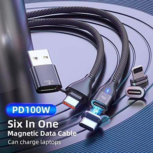 BoxWave Kábel Kompatibilis a Megtiszteltetés, 7S (Kábel által BoxWave) - MagnetoSnap PD AllCharge Kábel (100W), Mágnes PD
