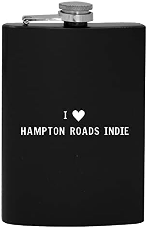 Én Szívem a Szerelem Hampton Roads Indie - 8oz Hip alkoholfogyasztás Lombikba