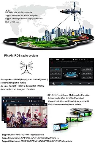 XISEDO Autó Sztereó Android 5.1 2 Din fejegység, Gps Toyota Tundra/Toyota Sequoia Támogatja a GPS-Navigáció, 1080P Videó,