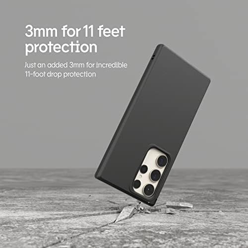 RhinoShield Esetben Kompatibilis [Galaxy S23] | SolidSuit - Sokk Elnyelő Slim Design védőburkolat Prémium Matt 3,5 M / 11ft