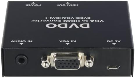 DVDO Teljesítményű VGA HDMI Átalakító | VGA Felbontás akár 1920x1200@60Hz | Támogatja a Sztereó Audio Bemenet, valamint Superior