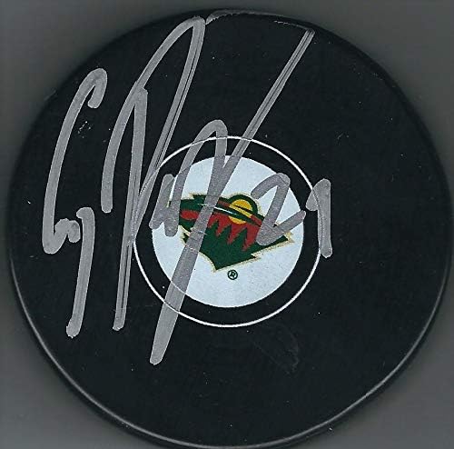 Dedikált GREG PATERYN Minnesota Wild Jégkorong - Dedikált NHL Korong