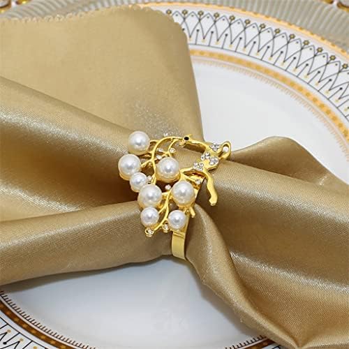 GKMJKI Szalvéta Gyűrű Szalvéta tartó Vacsorák Felek Esküvői Asztal Dekoráció Kiegészítők