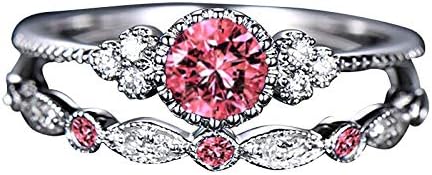 Esküvői Gyűrű Női Divat Szimulált Gyémánt Gyűrű Pár Gyűrűt, hogy Hallja Ékszerek Cirkónia Eljegyzési Gyűrű, eljegyzési Gyűrűk