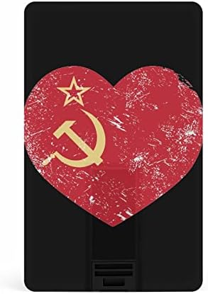 SZOVJETUNIÓ Kommunizmus Szovjetunió Retro Zászló, Flash Drive, USB 2.0 32G & 64G Hordozható Memory Stick Kártya PC/Laptop