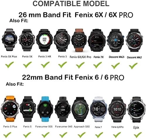 DJDLFA 26 22MM Szilikon gyorskioldó Watchband Szíj, A Garmin Fenix 7 X 7 6 6X 5X Pro 5Plus 3HR Smartwatch Easyfit Karkötő