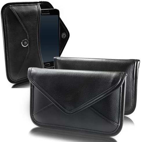 BoxWave Esetében LG K11 (a bíróság által BoxWave) - Elite Leather Messenger, Táska, műbőr tok Boríték Design LG K11 - Jet