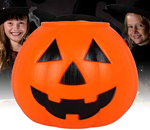 Sewroro Halloween Tök, Halloween Candy Vödör Műanyag Csokit Vagy Csalunk Cukorka tartó Kezelni a Gyerekeket, Ajándék Doboz,