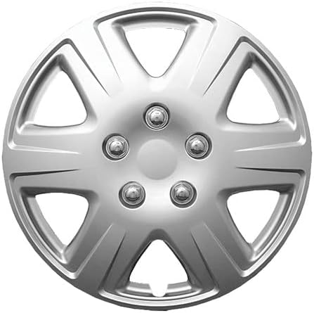 15 Ezüst Kerék Borító/Dísztárcsa Szett Készült a Toyota Corollla - Univerzális Fit - fel Lehet Használni Más 15 Hüvelykes
