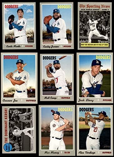 2019 Topps Örökség Los Angeles Dodgers Szinte Teljes Csapat készen áll a Los Angeles Dodgers (Set) NM/MT Dodgers