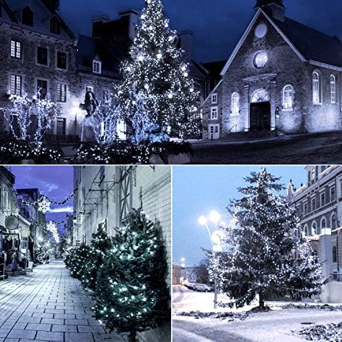 AIDDOMM 70 Számít hideg Fehér LED Karácsonyi Fények Kültéri– 35.5 ft Fehér Karácsonyi Fények Szabadtéri Kereskedelmi Minőségű