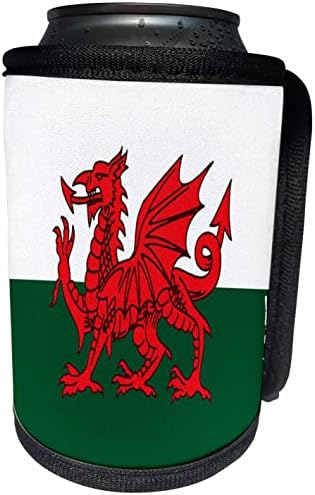 3dRose Y Ddraig Goch Grunge Walesi Zászlót - Tud Hűvösebb Üveg Wrap (cc_357389_1)