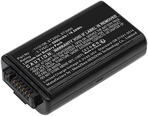 Szinergia Digitális Vonalkód olvasó Akkumulátor, Kompatibilis a PSION 1110108 Barcode Scanner, (Li-ion 3,7 V, 4450mAh) Ultra
