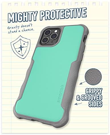 Smartish iPhone 11 Pro Páncél Esetben - Gripzilla [Masszív + Védő] Slim Nehéz Fogást Borító - Mentás Jó