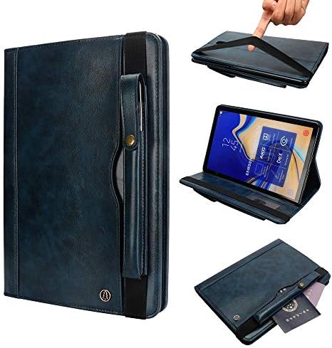 Tablet PC Esetben Táska Vízszintes Flip Bőr tok Galaxy Tab S4 T830 10.5 inch, Kettős Memóriakártya-Nyílások & Toll Slot &